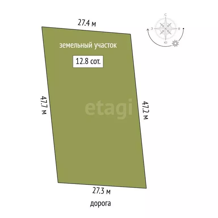 Участок в Кострома, коттеджный посёлок Малиновка, 5-й Рыбацкий проезд ... - Фото 1