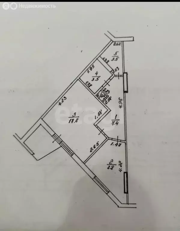 1-комнатная квартира: Салават, бульвар Салавата Юлаева, 28 (42.8 м) - Фото 1