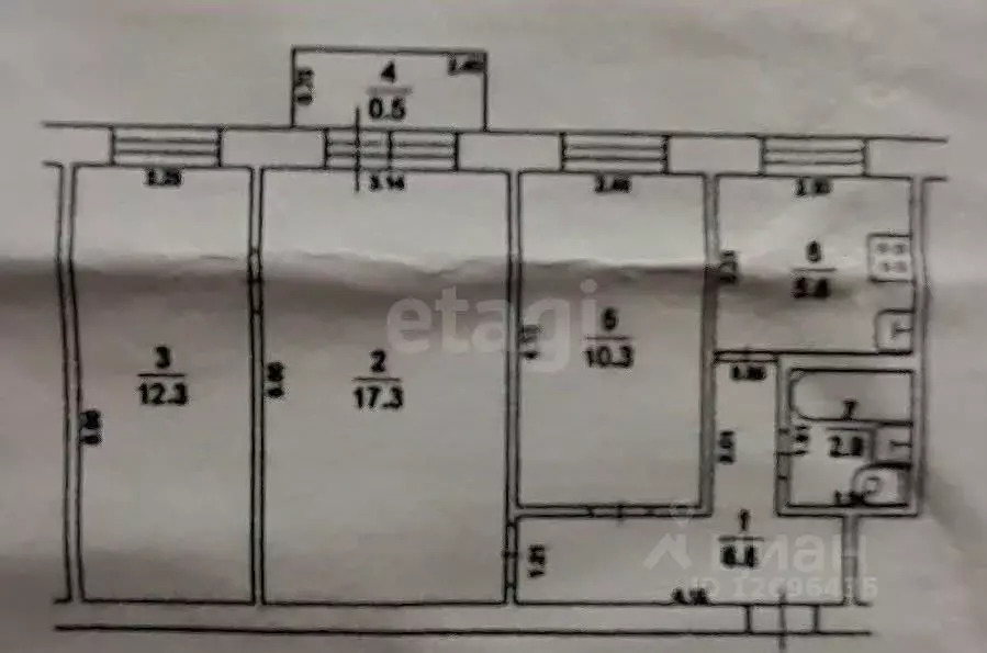 3-к кв. Московская область, Серебряные Пруды муниципальный округ, с. ... - Фото 1