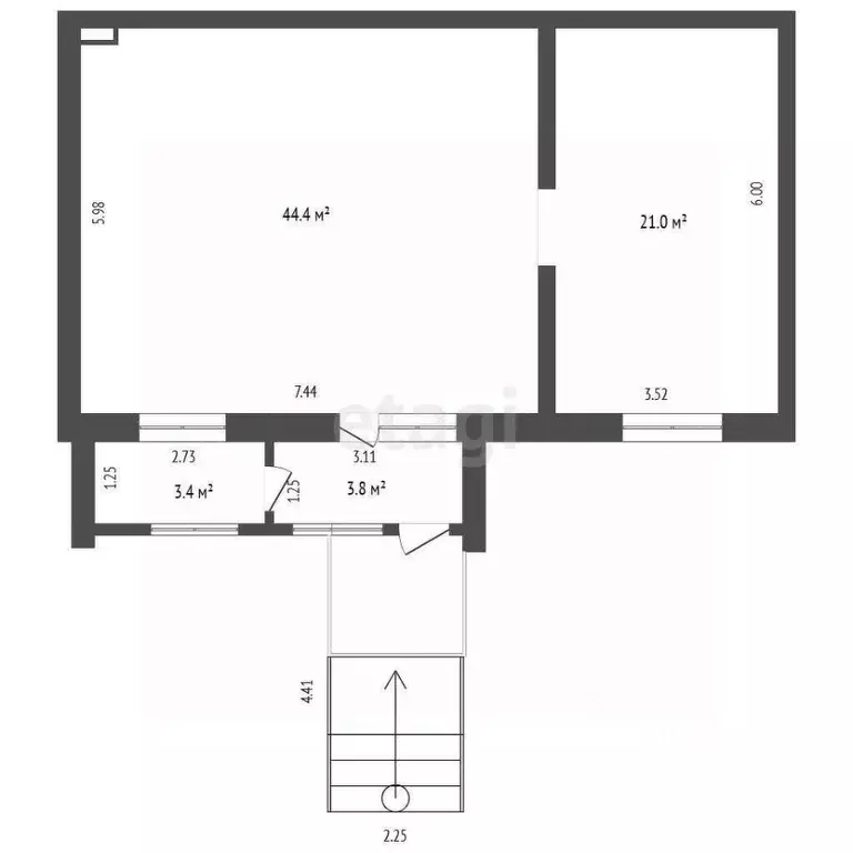 Помещение свободного назначения в Тюменская область, Тюмень Молодежная ... - Фото 2
