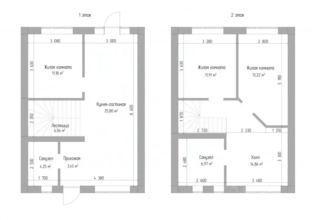 Дом в Кабардино-Балкария, Чегемский район, с. Каменка  (98 м) - Фото 2