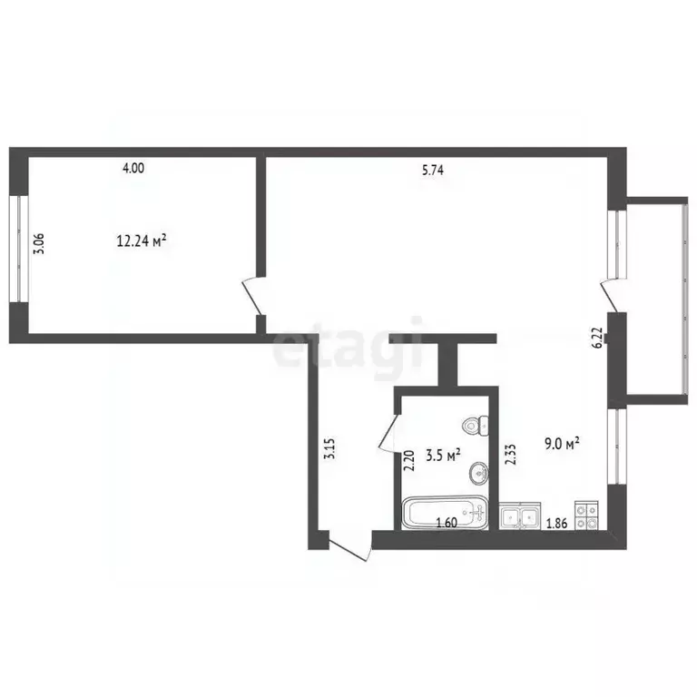2-к кв. Мордовия, Саранск ул. Семашко, 16 (47.0 м) - Фото 2