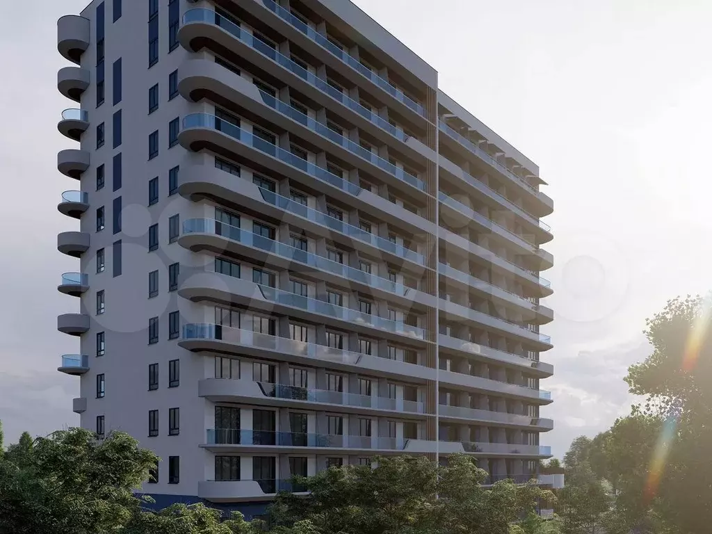 Апартаменты-студия, 30,8 м, 2/12 эт. - Фото 0