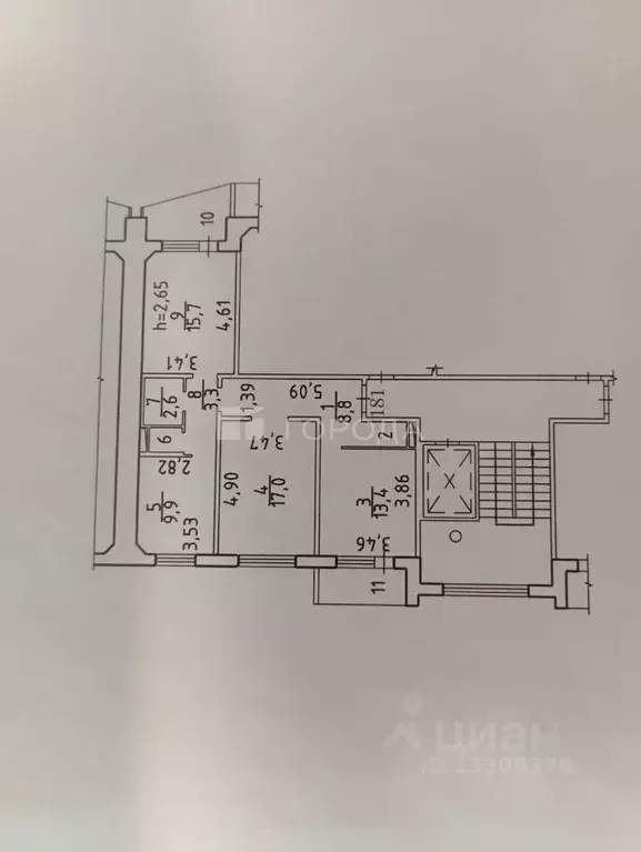 3-к кв. Новосибирская область, Новосибирск ул. Тюленина, 19 (73.2 м) - Фото 1