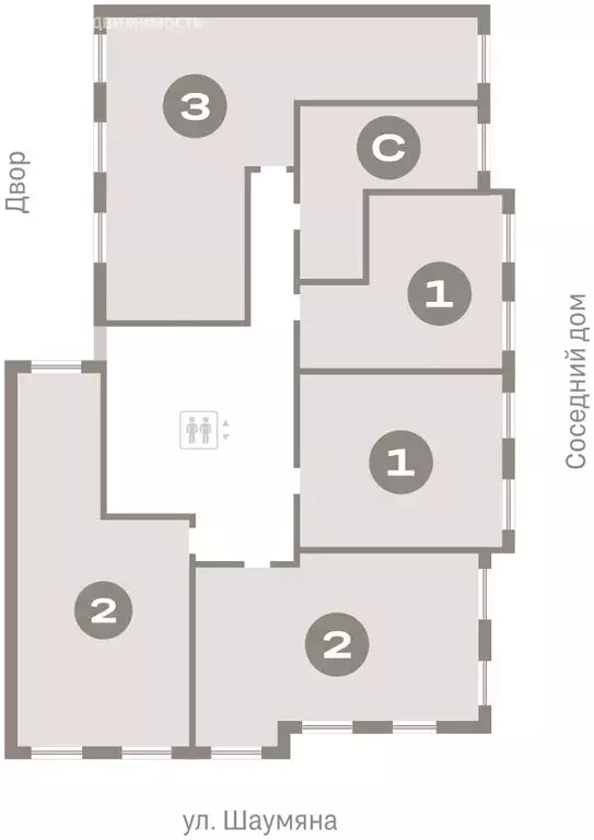 2-комнатная квартира: Екатеринбург, жилой район Юго-Западный, жилой ... - Фото 2