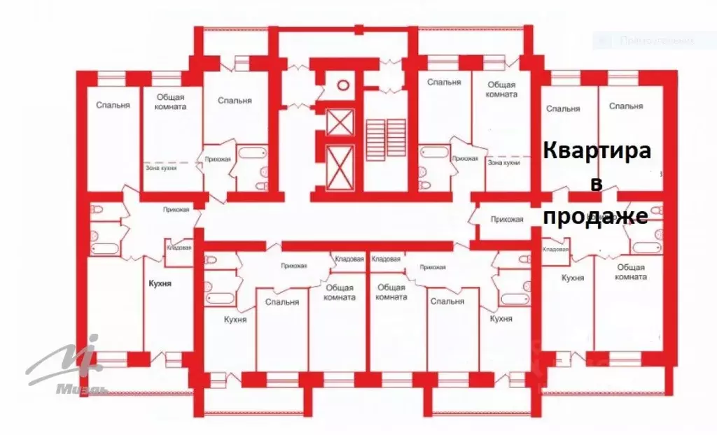 3-к кв. Алтайский край, Барнаул Власихинская ул., 77 (100.4 м) - Фото 0