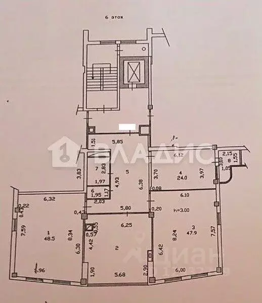 3-к кв. Пензенская область, Пенза Московская ул., 4Б (180.0 м) - Фото 1