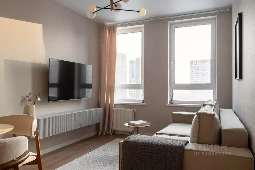 2-к кв. Московская область, Красногорск ул. Тенистых Аллей, 1к1 (35.2 ... - Фото 2