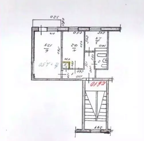 2-к кв. Хакасия, Черногорск ул. Дзержинского, 8 (42.2 м) - Фото 1