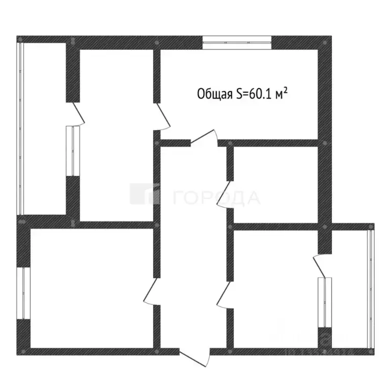 3-к кв. Алтайский край, Барнаул ул. Антона Петрова, 256 (60.1 м) - Фото 1