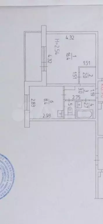 1-к. квартира, 34 м, 2/9 эт. - Фото 0