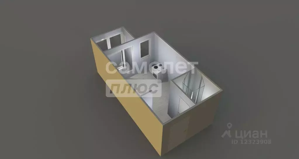 Студия Москва ул. Алхимовская, 1к4 (23.7 м) - Фото 2