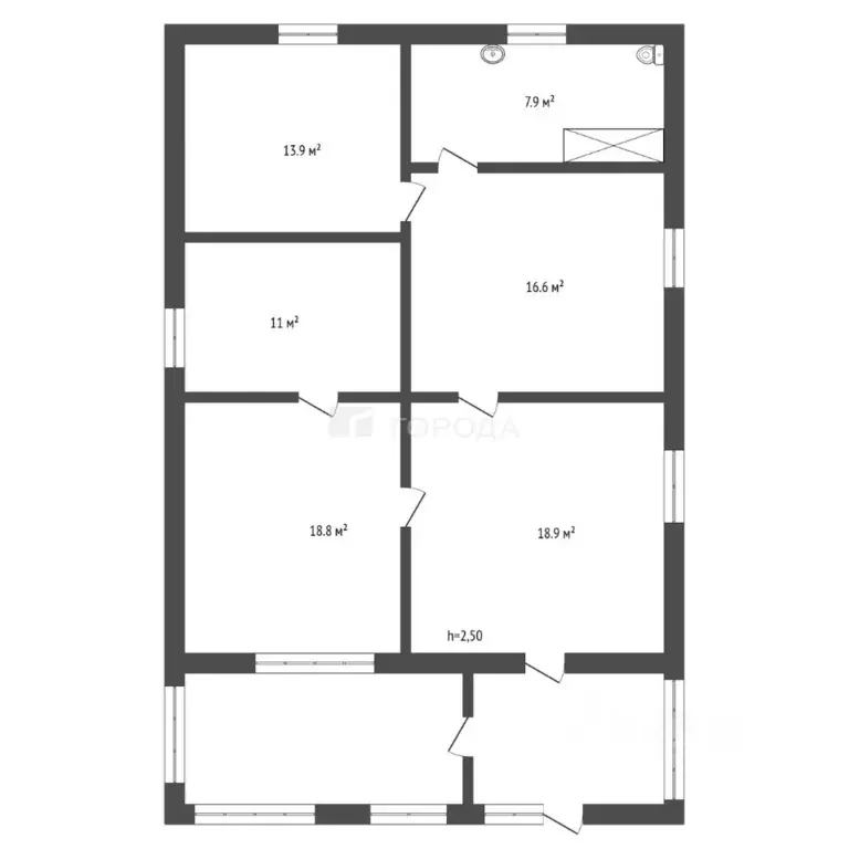 Дом в Кемеровская область, Прокопьевск ул. Дюжева (87 м) - Фото 2