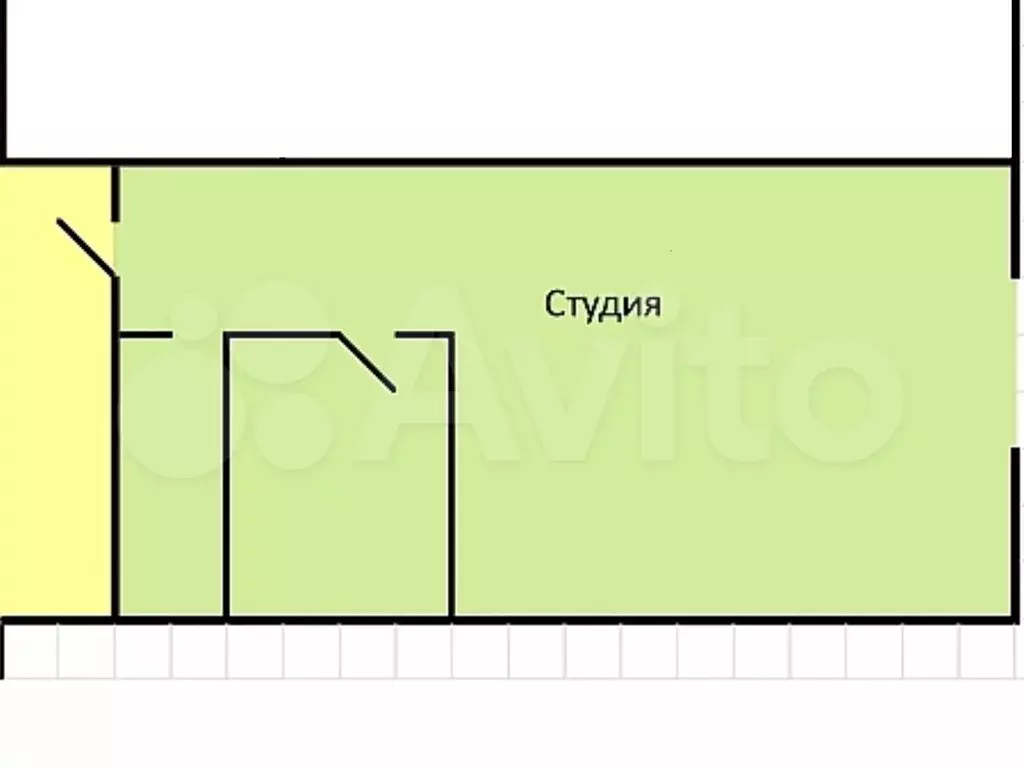 Квартира-студия, 19,2 м, 2/18 эт. - Фото 0