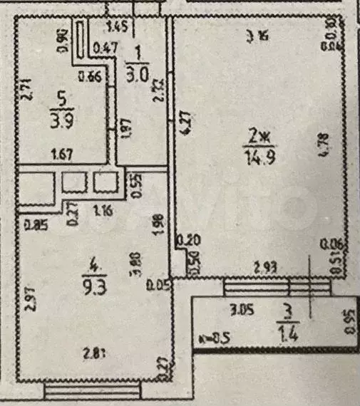 1-к. квартира, 32,5 м, 8/14 эт. - Фото 0