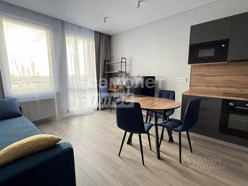 Студия Москва Новоостаповская ул., 20 (26.2 м) - Фото 2