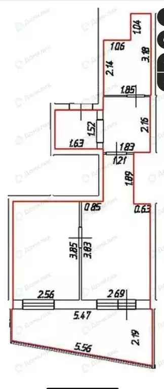 1-к кв. Ленинградская область, Мурино Всеволожский район, просп. ... - Фото 2