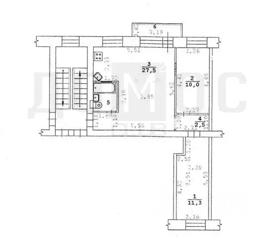 2-к кв. Свердловская область, Екатеринбург ул. Отто Шмидта, 78 (54.4 ... - Фото 1