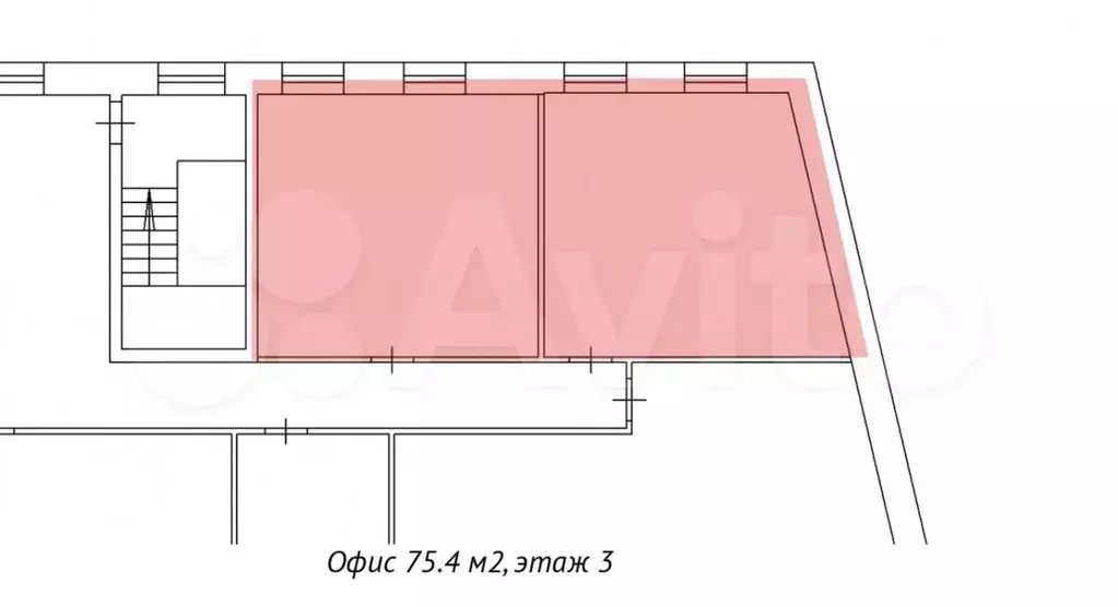 Собственник.75 м2. Офисный блок. Учебный класс - Фото 1