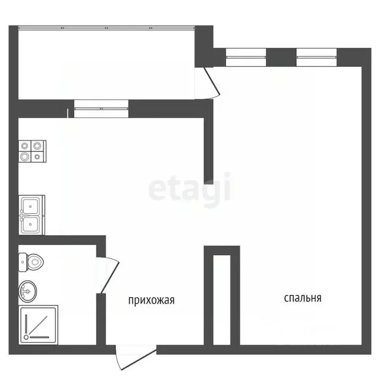 Студия Тамбовская область, Тамбов Советская ул., 39 (42.5 м) - Фото 1