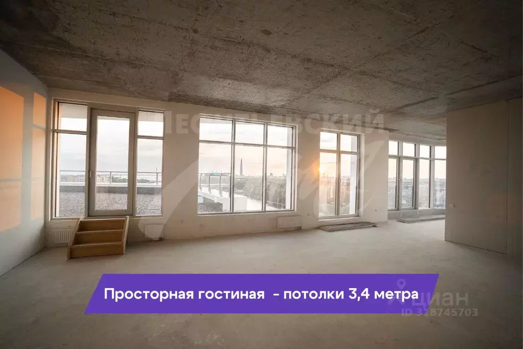 3-к кв. Санкт-Петербург Ждановская ул., 45 (226.9 м) - Фото 1