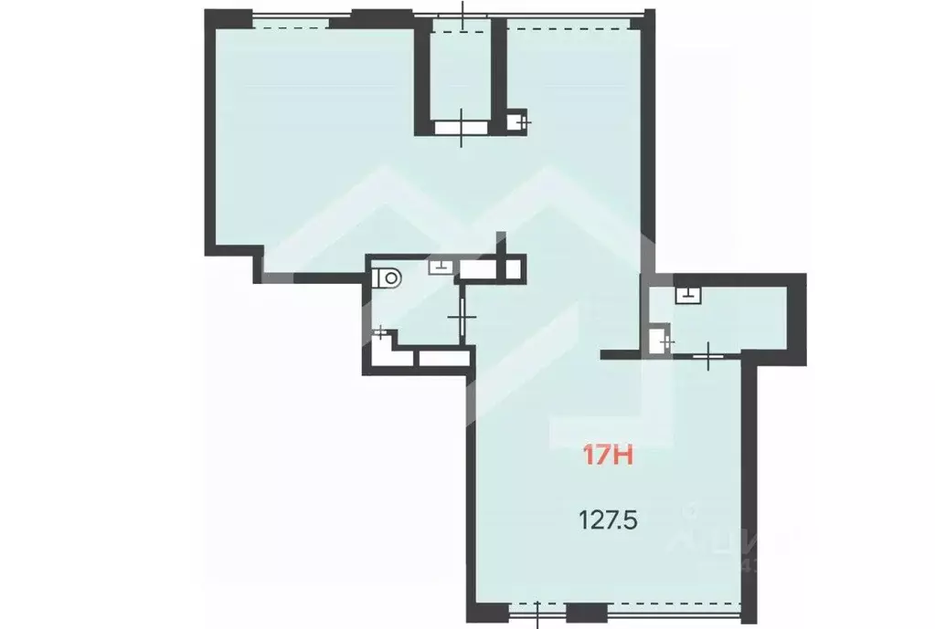 Помещение свободного назначения в Москва 1-й кв-л, 1 (128 м) - Фото 2