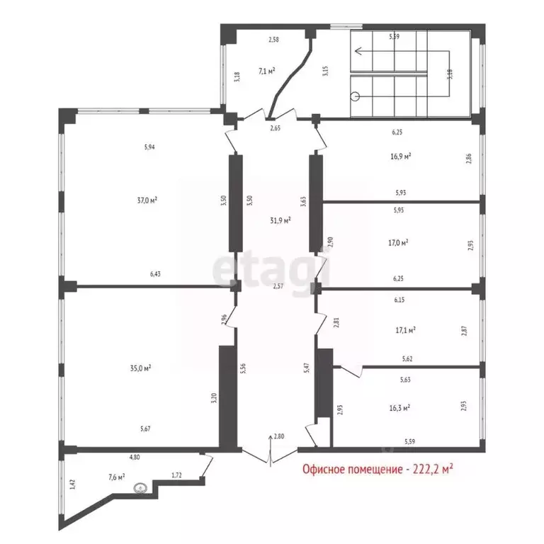 Офис в Свердловская область, Екатеринбург ул. Колмогорова, 3 (222 м) - Фото 2