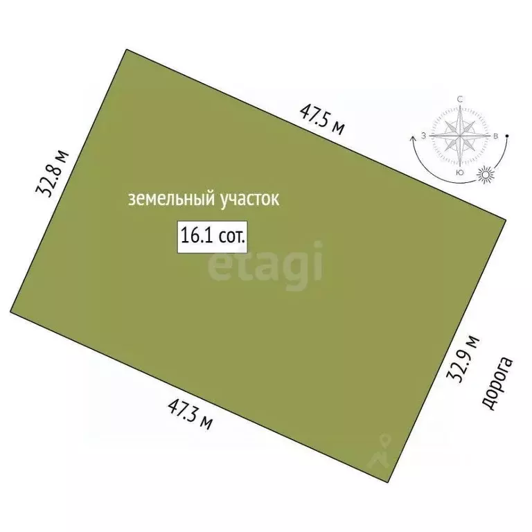 Участок в Тюменская область, Тюмень Зеленый Бор ДНТСН,  (16.07 сот.) - Фото 1