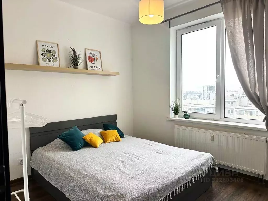 2-к кв. Санкт-Петербург ул. Верхне-Каменская, 3к1 (34.1 м) - Фото 1