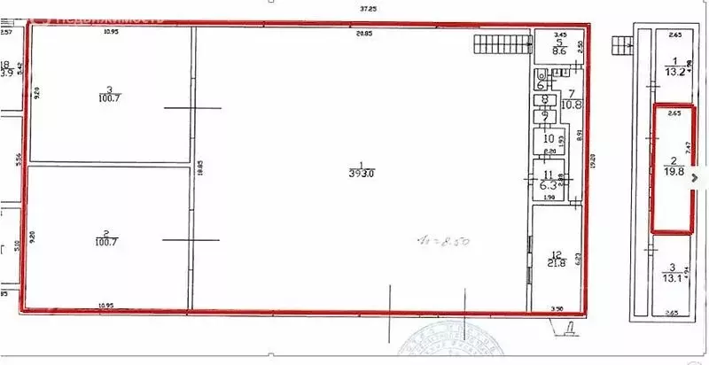 Помещение свободного назначения (310 м) - Фото 2