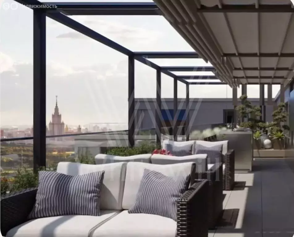 Квартира-студия: Москва, Ленинский проспект, 2 (28 м) - Фото 1