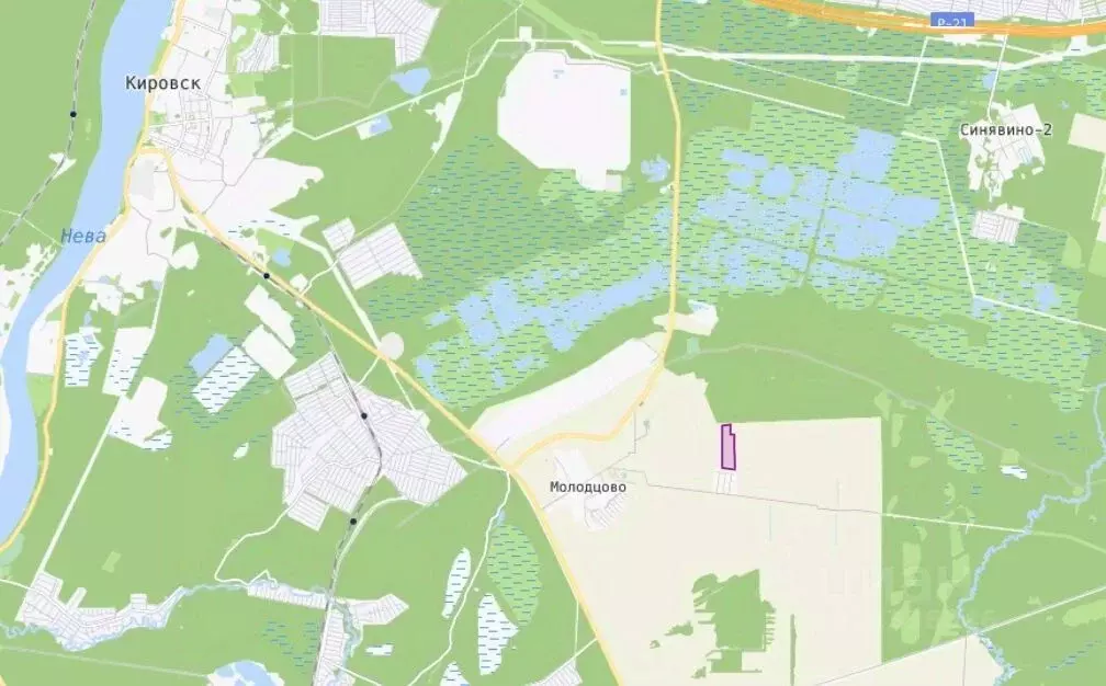 Участок в Ленинградская область, Кировское городское поселение, ... - Фото 1