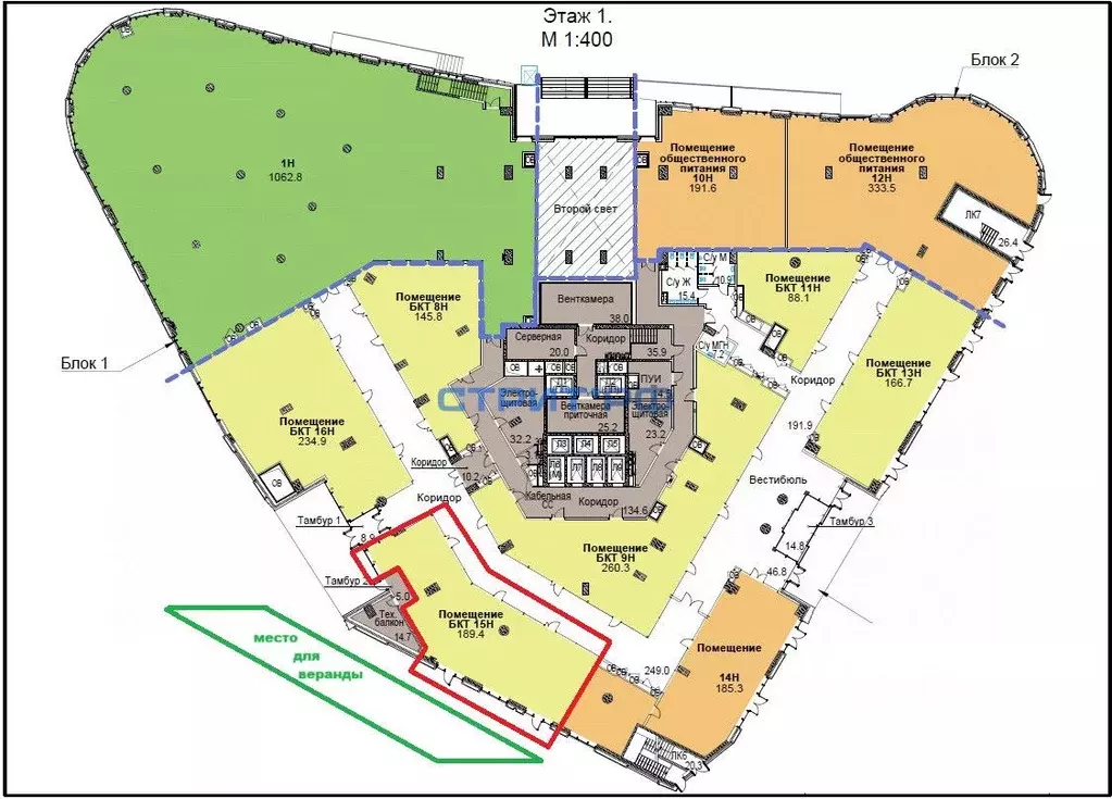 Торговая площадь в Москва просп. Вернадского, 80 (191 м) - Фото 1