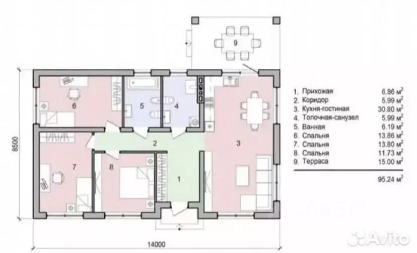 Дом в Ростовская область, Сальск Социалистическая ул., 46А (100 м) - Фото 2