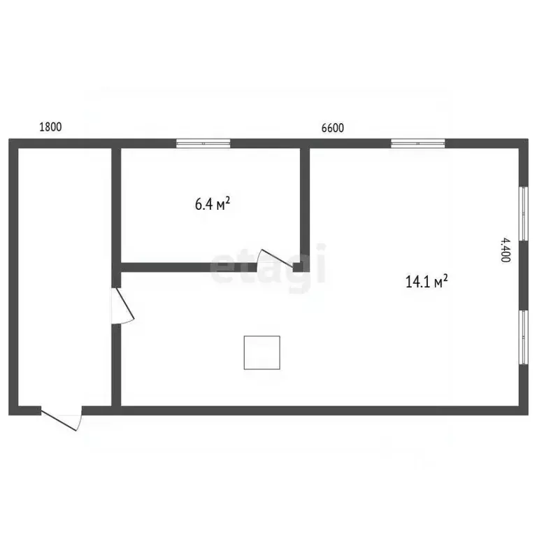 Дом в Ленинградская область, Лужский район, Мшинское с/пос, Мшинская ... - Фото 1