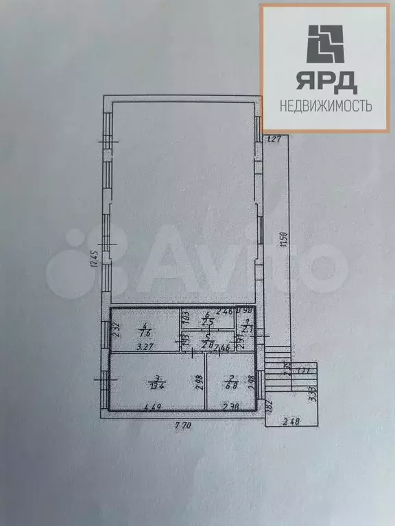 2-к. квартира, 36 м, 2/2 эт. - Фото 0