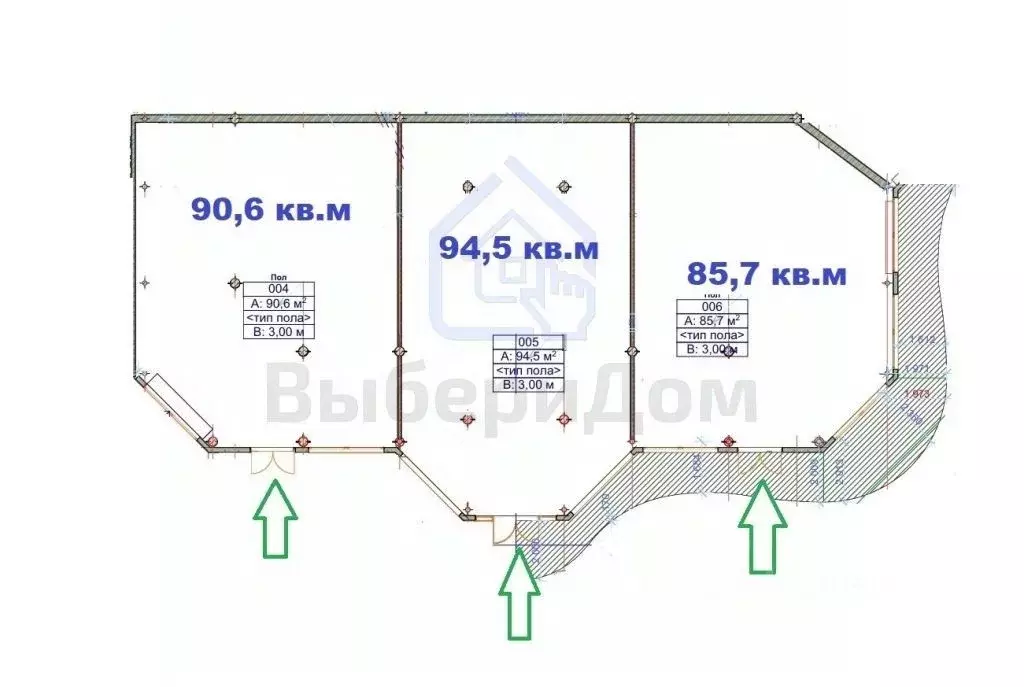Торговая площадь в Ивановская область, Иваново пл. Пушкина, 11 (91 м) - Фото 2