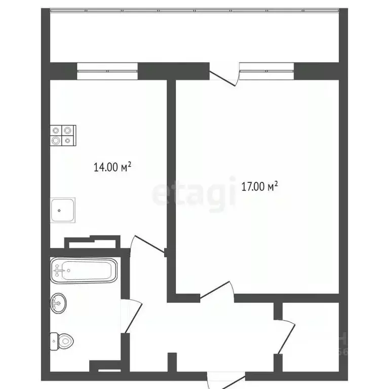 1-к кв. Краснодарский край, Анапа Владимирская ул., 69 (48.0 м) - Фото 2