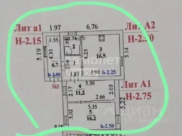 Дом в Липецкая область, Липецк Брестская ул. (60 м) - Фото 1