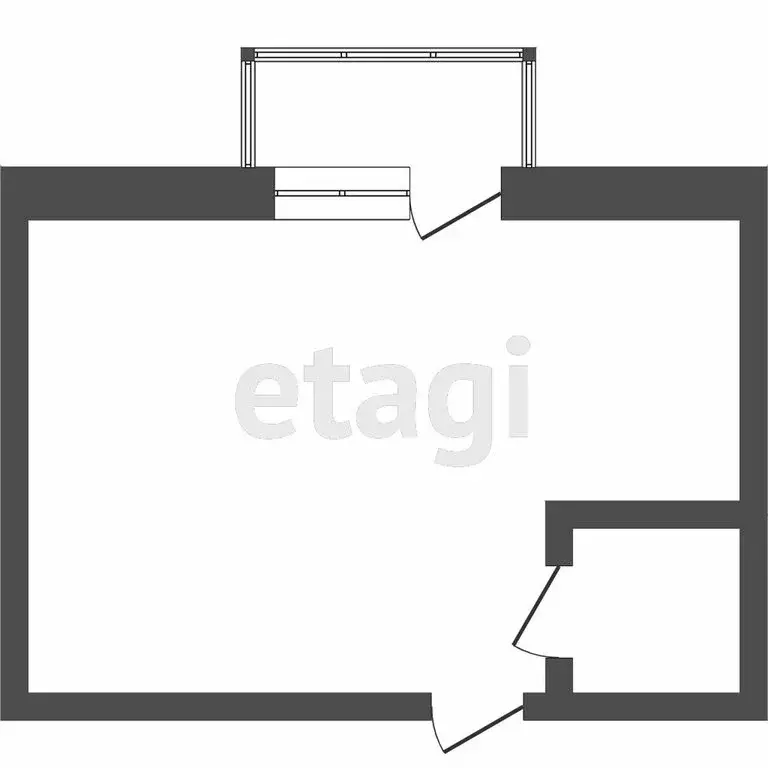 1-комнатная квартира: Томск, микрорайон 2-й Академический, 87А (25 м) - Фото 0