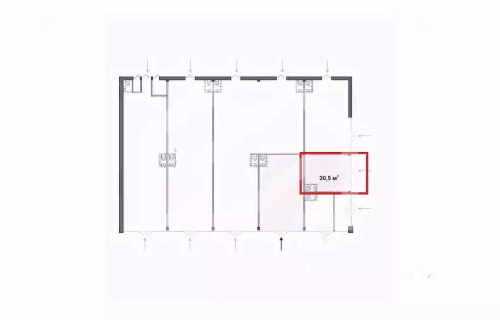 Помещение свободного назначения в Москва Тушинская ул., 24С15 (31 м) - Фото 2