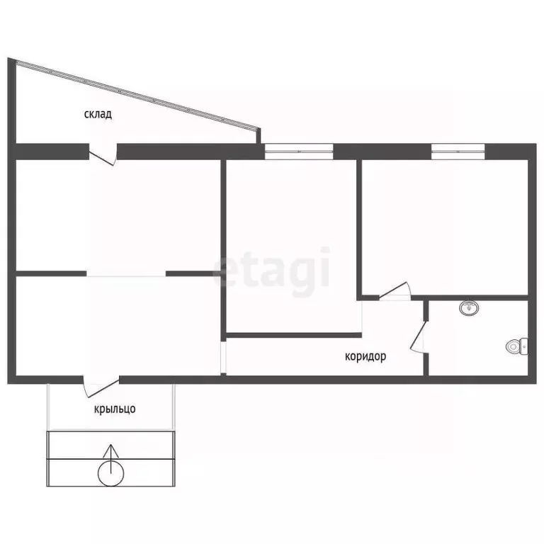 Офис в Тюменская область, Тюмень ул. Пермякова, 21 (67 м) - Фото 1