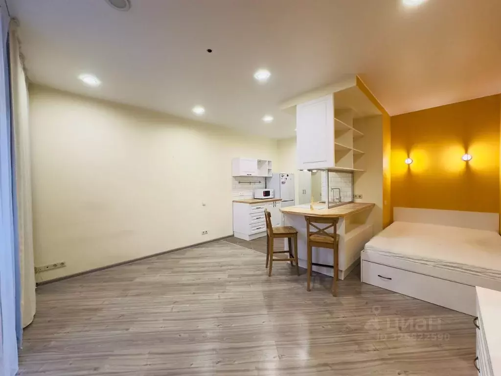 Студия Санкт-Петербург ул. Обручевых, 5 (30.1 м) - Фото 2