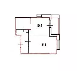 1-к кв. Санкт-Петербург ул. Среднерогатская, 16к6 (37.2 м) - Фото 1