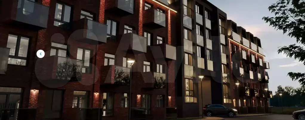 Апартаменты-студия, 38,7 м, 5/5 эт. - Фото 1