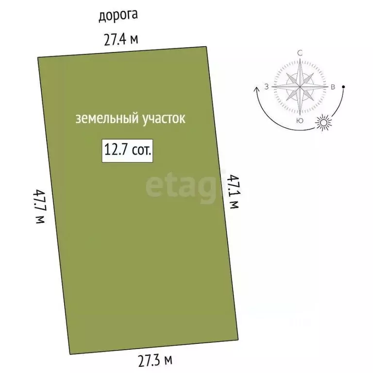 Участок в Свердловская область, Талица ул. Березовая (12.67 сот.) - Фото 2