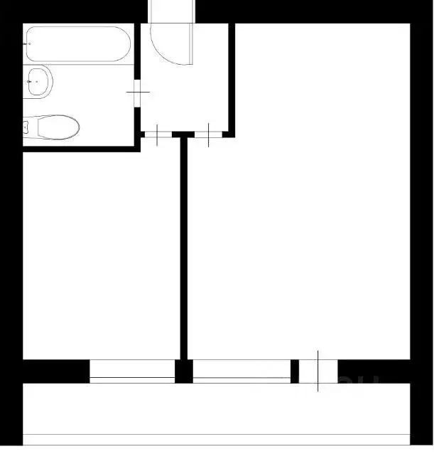 1-к кв. Москва Скаковая ул., 13К1 (38.0 м) - Фото 2