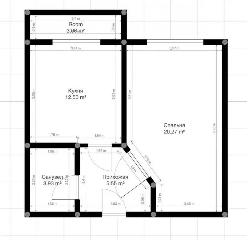 1-комнатная квартира: Нальчик, улица Шогенова, 75 (45 м) - Фото 0