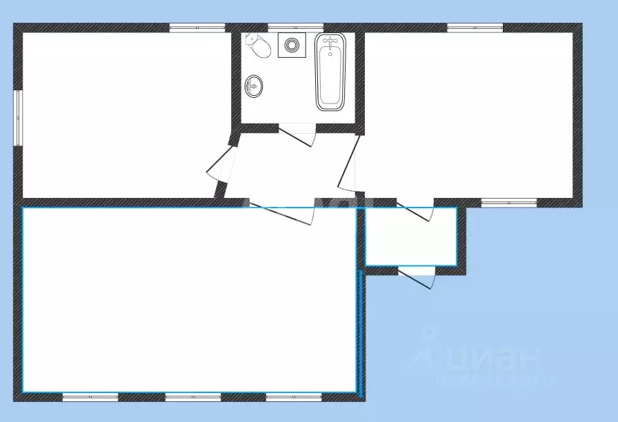 Дом в Саратовская область, Балашов Береговая ул., 7 (55 м) - Фото 2
