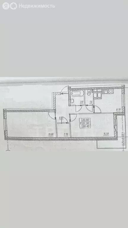 2-комнатная квартира: Шушары, Валдайская улица, 2к2 (60 м) - Фото 1